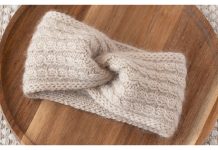 Riverbed Headband Free Knitting Pattern