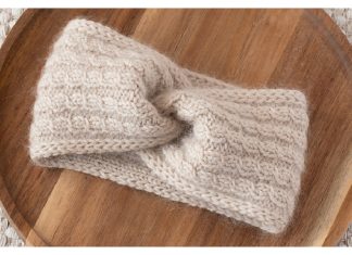 Riverbed Headband Free Knitting Pattern
