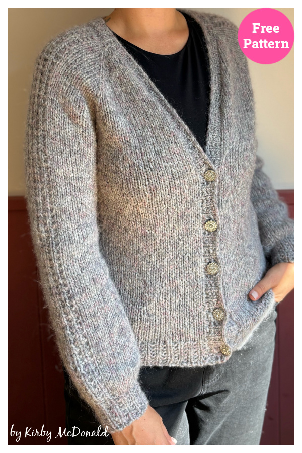 Snowfall Cardigan Free Knitting Pattern