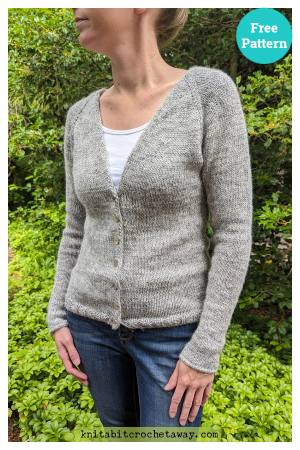 Streamline Cardigan Free Knitting Pattern