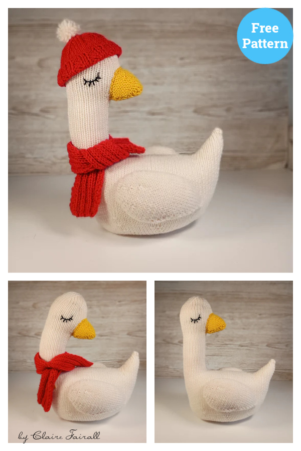 Winter Goose Free Knitting Pattern