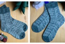 Winter Stroll Socks Free Knitting Pattern