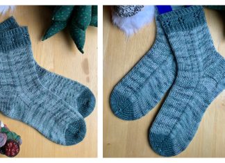 Winter Stroll Socks Free Knitting Pattern