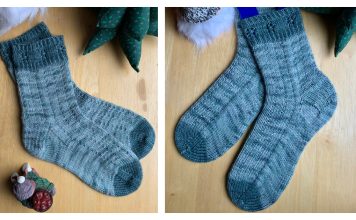 Winter Stroll Socks Free Knitting Pattern