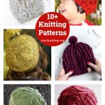 10+ Leaf Stitch Hat Knitting Patterns