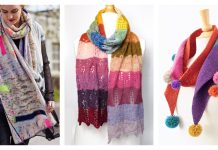10+ Stash Buster Colorful Scarf Knitting Patterns