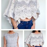 Angelic Sweater Poncho Free Knitting Pattern