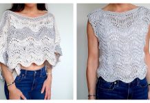 Angelic Sweater Poncho Free Knitting Pattern