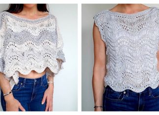 Angelic Sweater Poncho Free Knitting Pattern