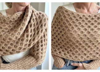 Cella Wrap Free Knitting Pattern