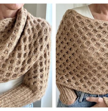 Cella Wrap Free Knitting Pattern
