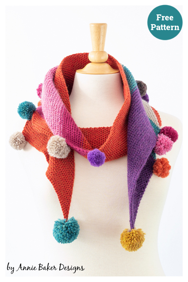 Chinese Checkers Scarf Free Knitting Pattern