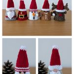 Christmas Character Toppers Knitting Pattern