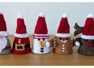 Christmas Character Toppers Knitting Pattern
