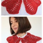 Christmas Collar Free Knitting Pattern