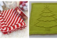 8 Christmas Dishcloth Knitting Patterns Christmas Dishcloth Knitting Patterns