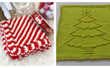 8 Christmas Dishcloth Knitting Patterns Christmas Dishcloth Knitting Patterns