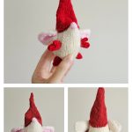 Christmas Gnome Mouse Free Knitting Pattern