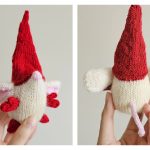Christmas Gnome Mouse Free Knitting Pattern
