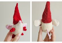 Christmas Gnome Mouse Free Knitting Pattern Christmas Gnome Mouse Free Knitting Pattern