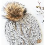 Classic Trailing Leaf Motif Hat Knitting Pattern