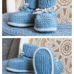 Colette Vintage Booties Free Knitting Pattern