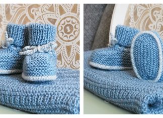 Colette Vintage Booties Free Knitting Pattern