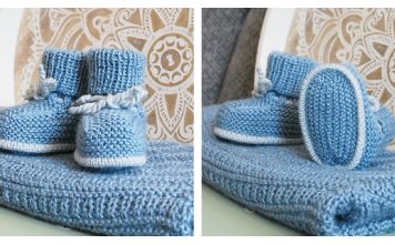 Colette Vintage Booties Free Knitting Pattern