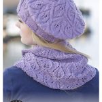 Dancing Leaves Hat Free Knitting Pattern