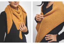 Essential Triangle Scarf Free Knitting Pattern amd Video Tutorial