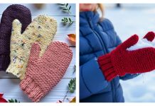 Family Mitts Free Knitting Pattern