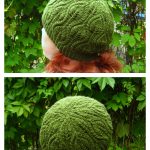 Foliage Hat Free Knitting Pattern