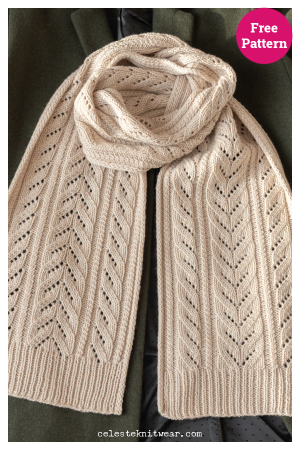 Grapevine Scarf Free Knitting Pattern