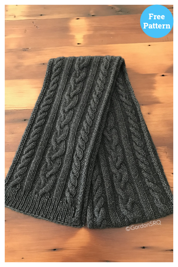 Hatfield Scarf Free Knitting Pattern