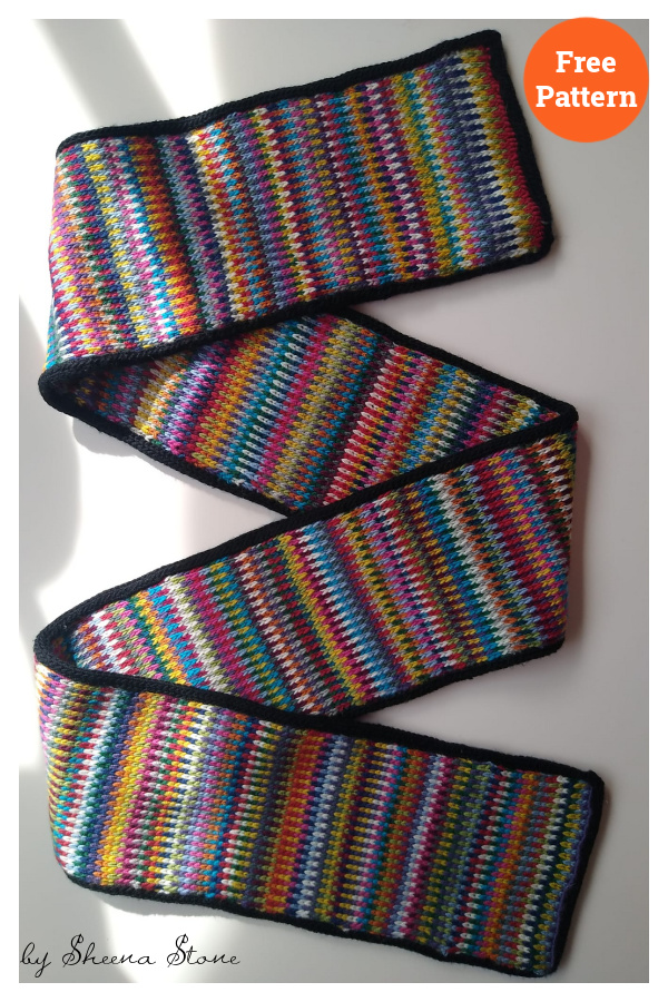 Lalu Scarf Free Knitting Pattern