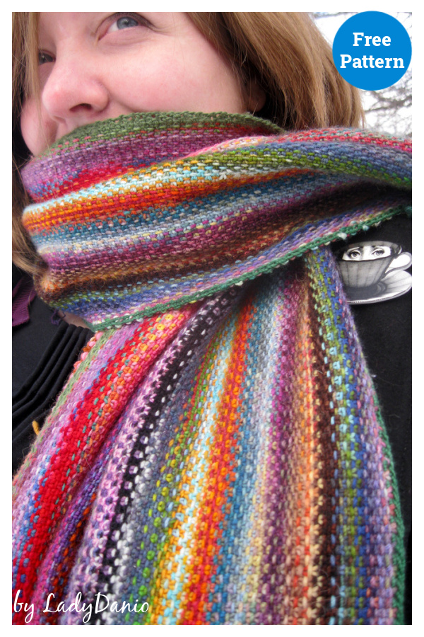Mini Mania Scarf Free Knitting Pattern