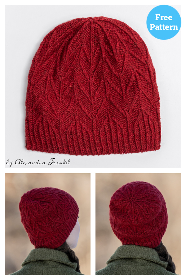 Mountain Vista Hat Free Knitting Pattern 