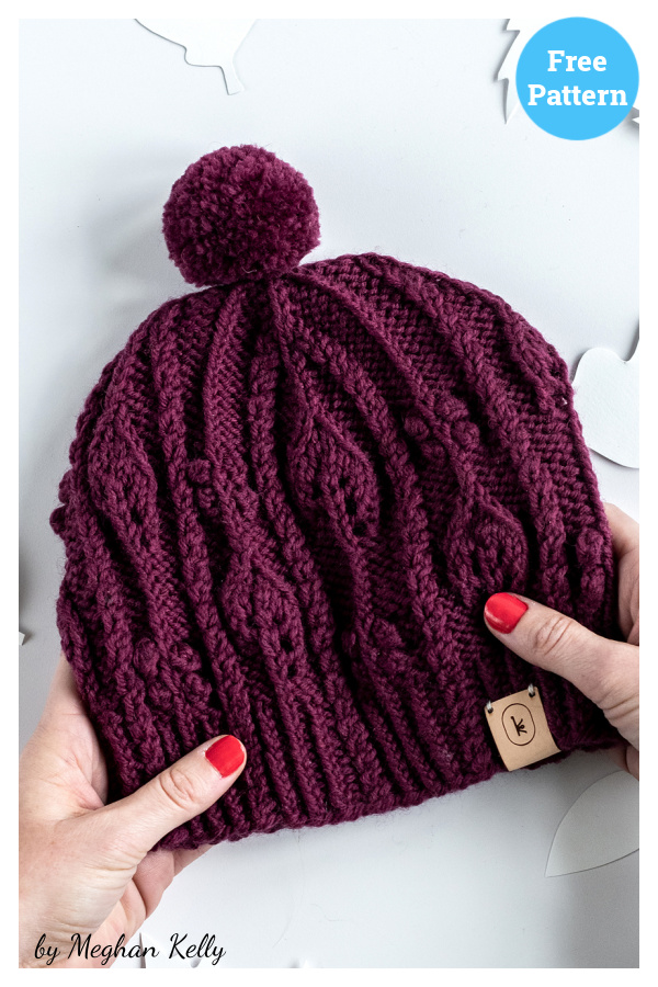 November Hat Free Knitting Pattern