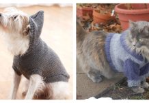 6 Pet Hooded Sweater Knitting Patterns Pet Hooded Sweater Knitting Patterns