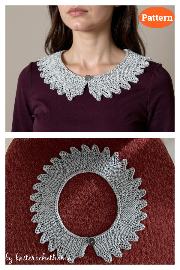 Peter Pan Collar Knitting Pattern
