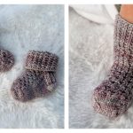 Ray of Honey Baby Socks Free Knitting Pattern