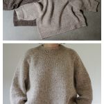 Roomy Raglan Sweater Free Knitting Pattern