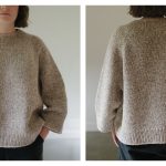 Roomy Raglan Sweater Free Knitting Pattern