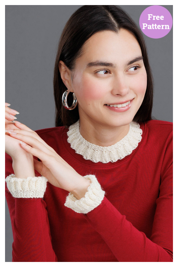 Ruffle Trim Free Knitting Pattern