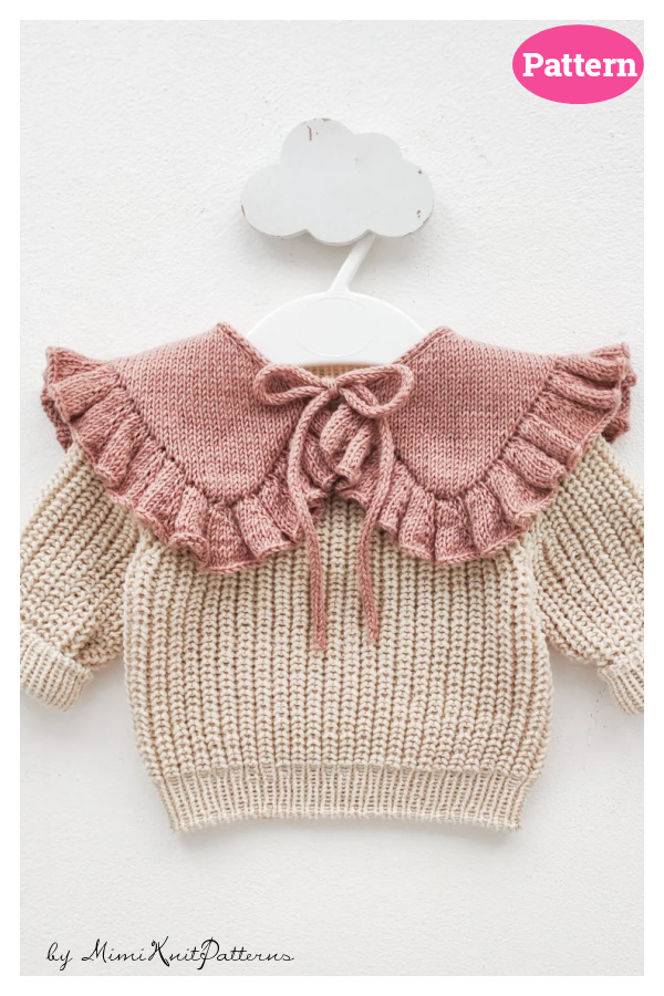 Ruffle Collar Knitting Pattern