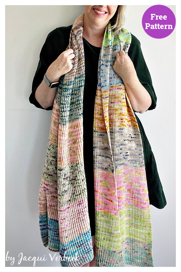 Scrap Wrap Free Knitting Pattern