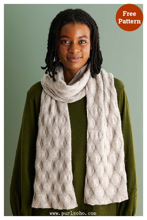 Seville Scarf Free Knitting Pattern