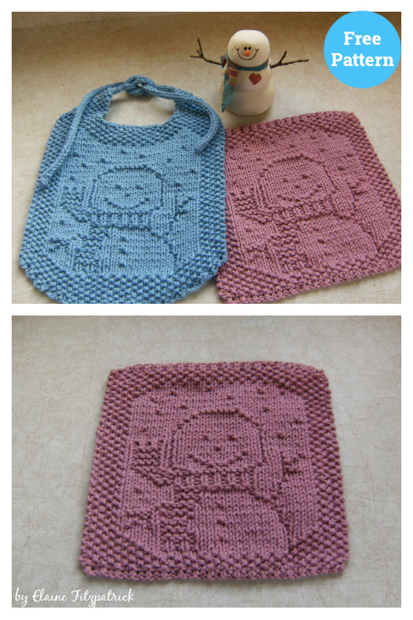 Snowbaby Cloth Free Knitting Pattern