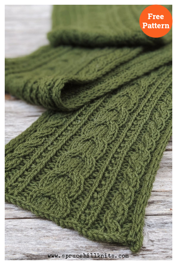 The Bookstore Scarf Free Knitting Pattern