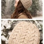 Arctic Snowbird Hat Free Knitting Pattern